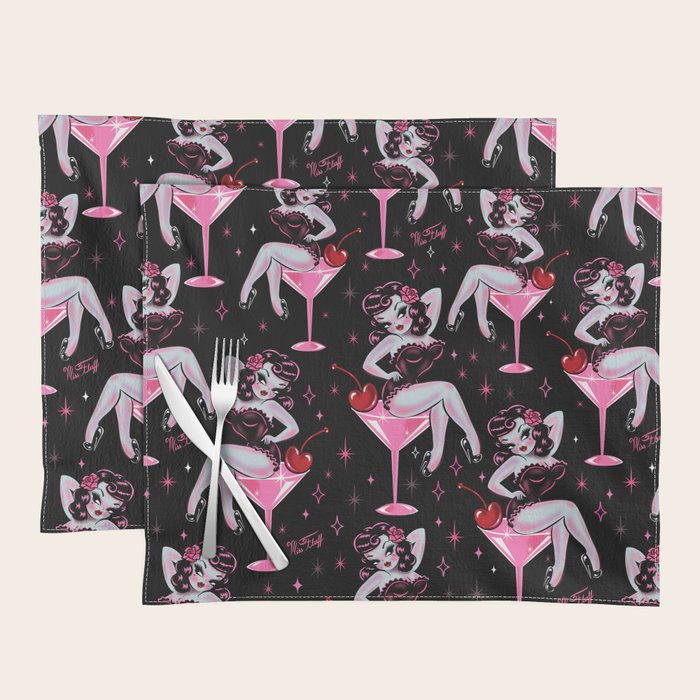 Cherry Martini Girl Placemat Gallery Image 1