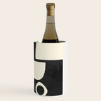 minimal black white shapes mid century Wine Chiller Gallery Image 3