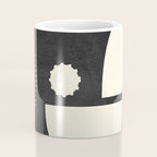 minimal black white shapes mid century Coffee Mug Gallery Image 4