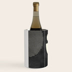 minimal black white shapes mid century Wine Chiller Gallery Image 2