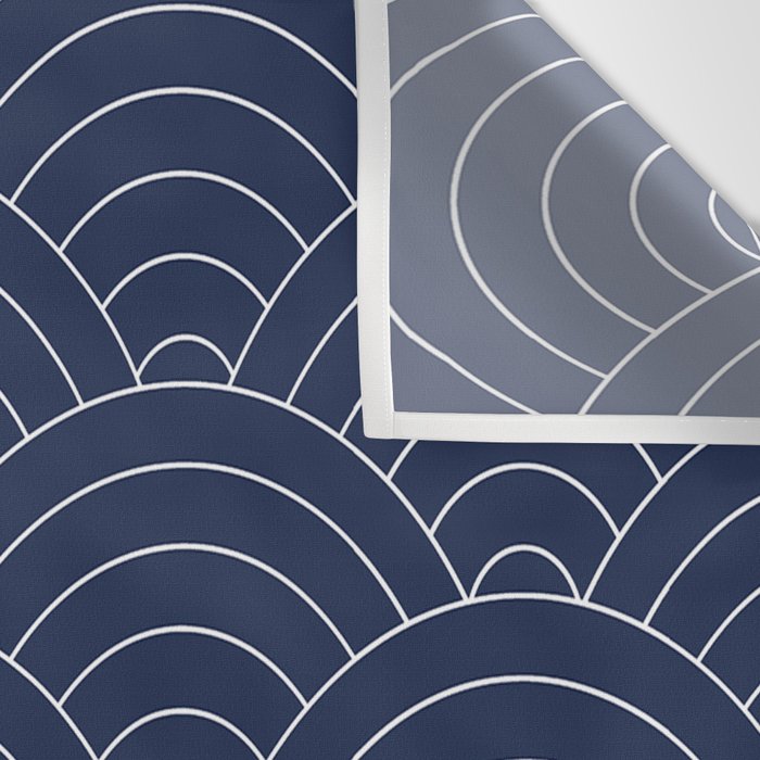 Waves (Navy) Wall Tapestry Gallery Image 3