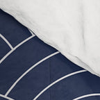 Waves (Navy) Comforter Gallery Image 4