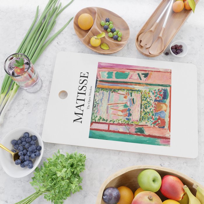 The Open Window by Henri Matisse - Artwork Design Cutting Board Gallery Image 2