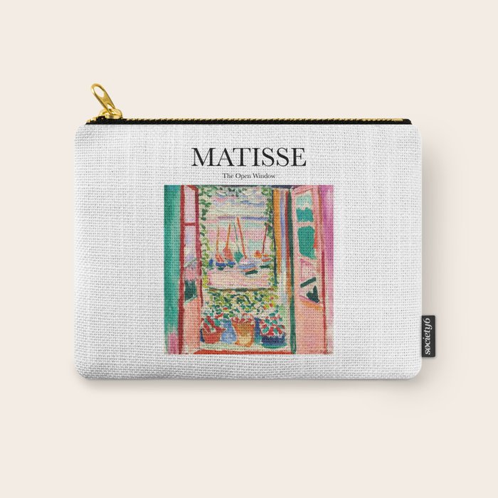 The Open Window by Henri Matisse - Artwork Design Carry All Pouch Gallery Image 1