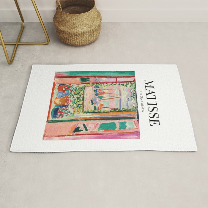 The Open Window by Henri Matisse - Artwork Design Rug Gallery Image 1