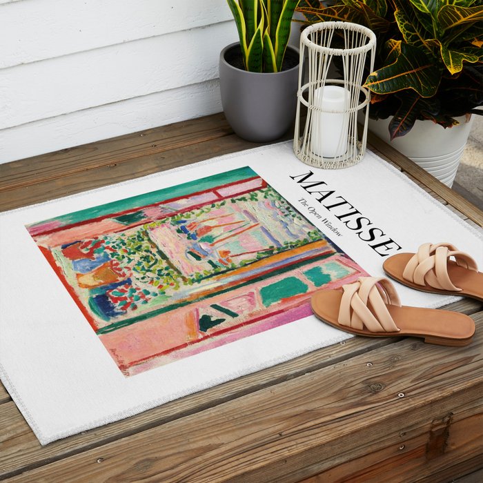 The Open Window by Henri Matisse - Artwork Design Outdoor Rug Gallery Image 2