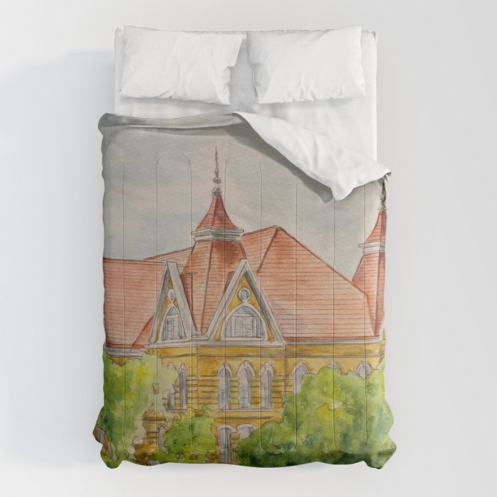 Texas State (SWT) University Old Main Building, San Marcos, TX Comforter Gallery Image 6