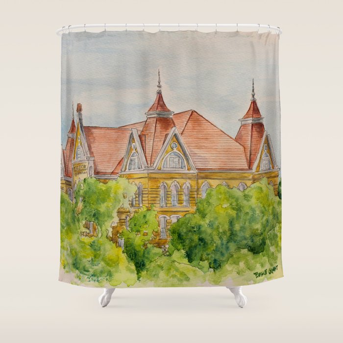 Texas State (SWT) University Old Main Building, San Marcos, TX Shower Curtain Gallery Image 1