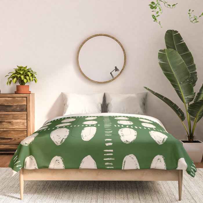 Green Boho Quilt Pattern Comforter Gallery Image 3