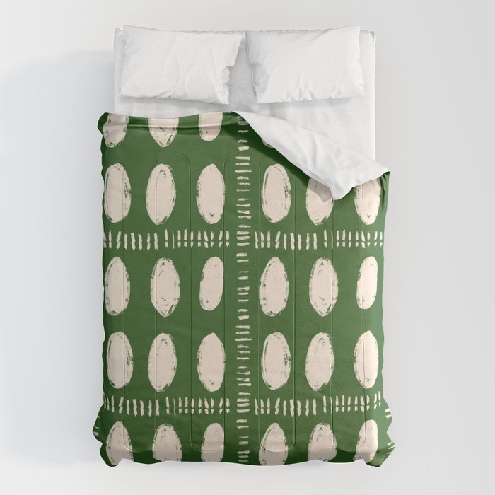 Green Boho Quilt Pattern Comforter Gallery Image 6