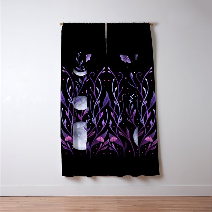 Phase & Grow - Purple Window Curtain Gallery Image 3