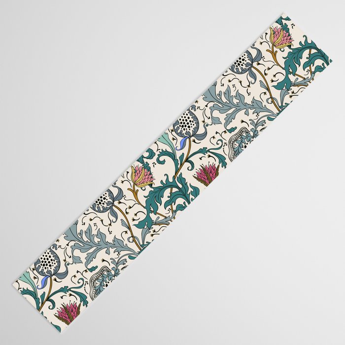 Walter Crane Teazle Art Nouveau Floral Table Runner Gallery Image 3