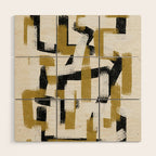 Modern Pattern  Wood Wall Art Gallery Image 1