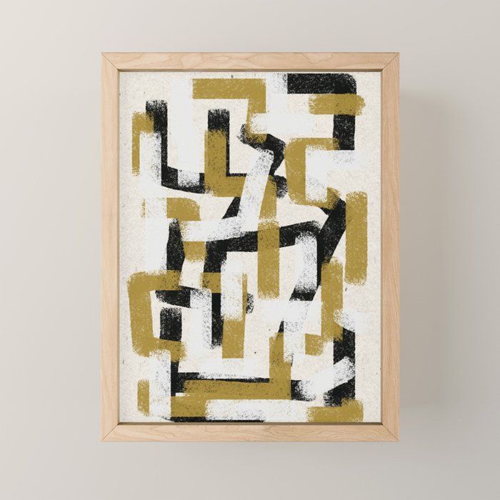 Modern Pattern  Mini Art Print Gallery Image 1