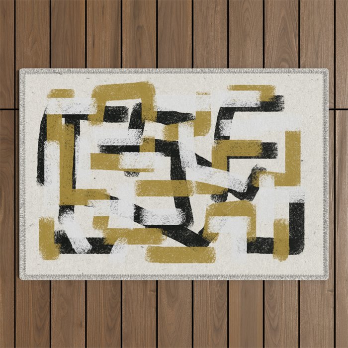 Modern Pattern  Outdoor Rug Gallery Image 1