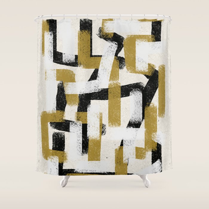 Modern Pattern  Shower Curtain Gallery Image 1