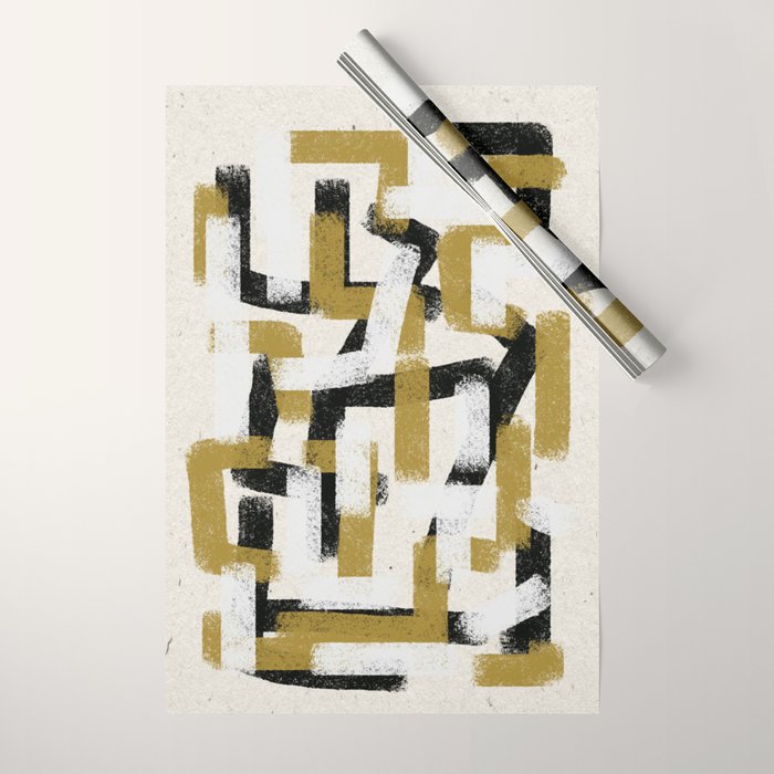 Modern Pattern  Wrapping Paper Gallery Image 1