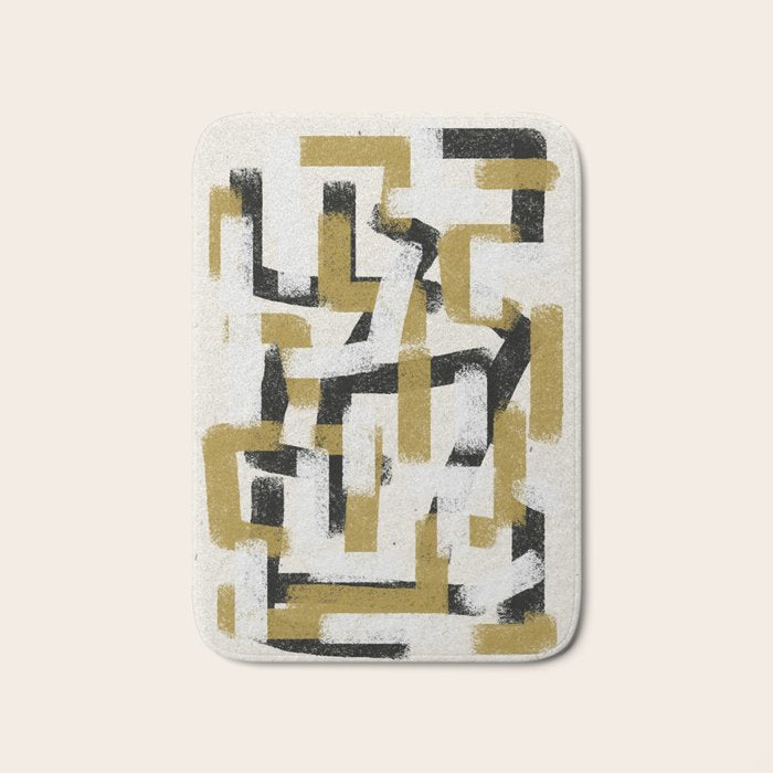 Modern Pattern  Bath Mat Gallery Image 1