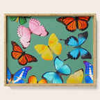 butterflies Serving Tray Gallery Image 1