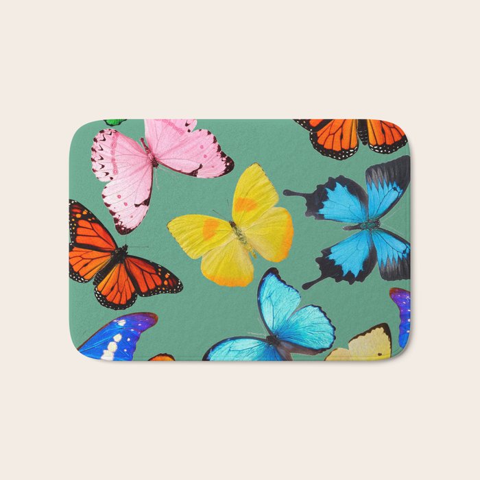 butterflies Bath Mat Gallery Image 1