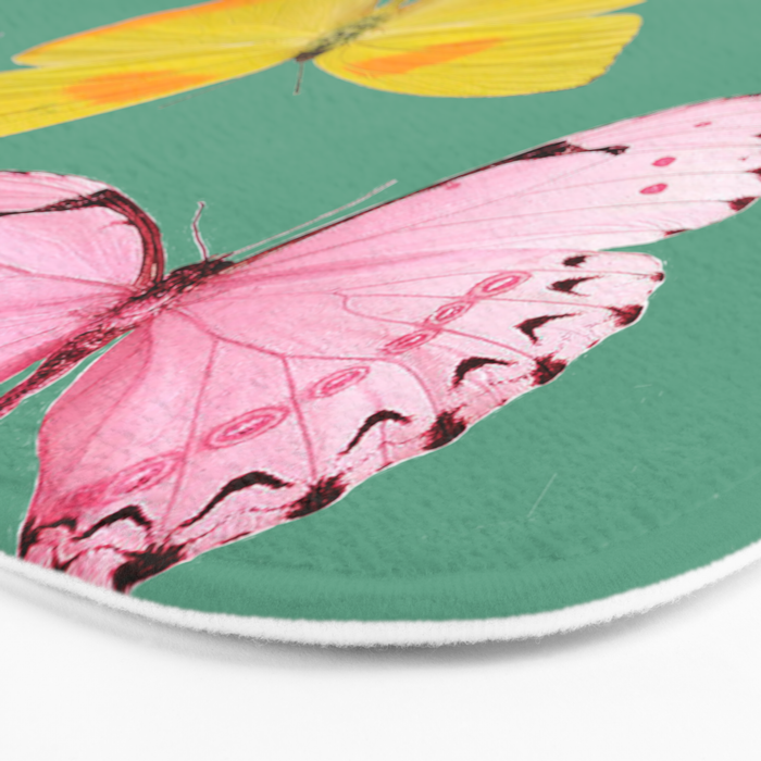 butterflies Bath Mat Gallery Image 3