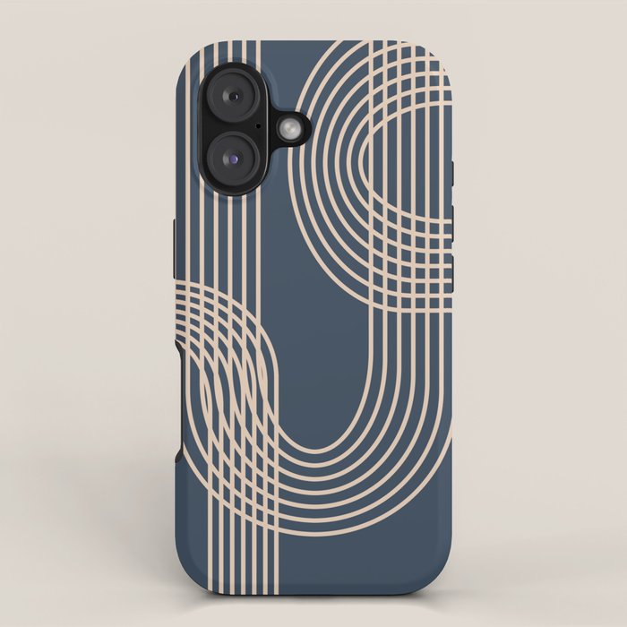 Lines in Midnight iPhone Case Gallery Image 1