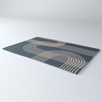 Lines in Midnight Rug Gallery Image 3