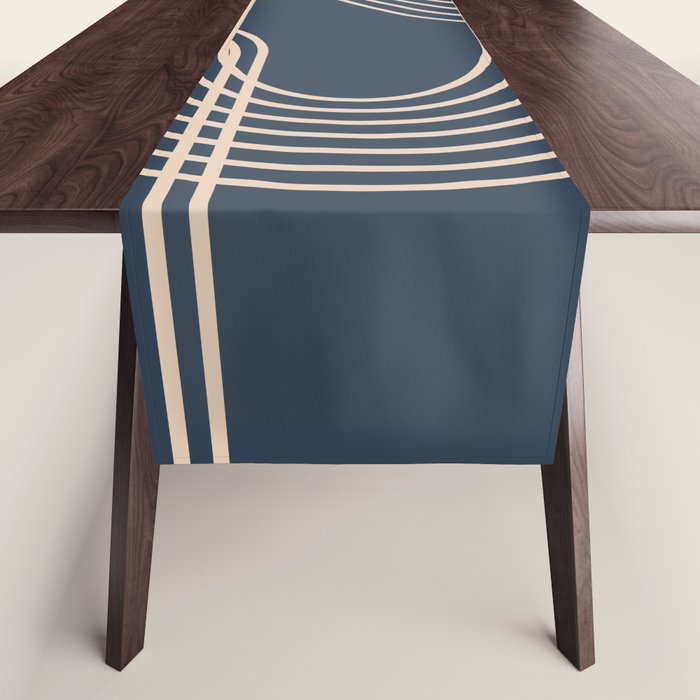 Lines in Midnight Table Runner Gallery Image 1