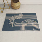 Lines in Midnight Rug Gallery Image 1