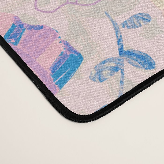 Coastal Oysters on the Beach in Pastel Pink & Blue Desk Mat Gallery Image 4