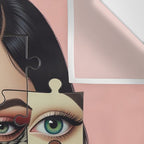 Puzzle Girl Lulu Wall Tapestry Gallery Image 3