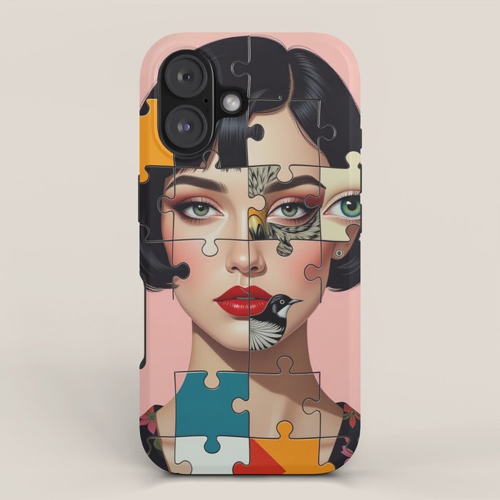 Puzzle Girl Lulu iPhone Case Gallery Image 1