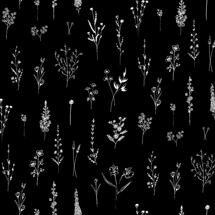 Little Black Wildflowers Coffee Mug Gallery Image 2