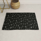 Little Black Wildflowers Rug Gallery Image 1
