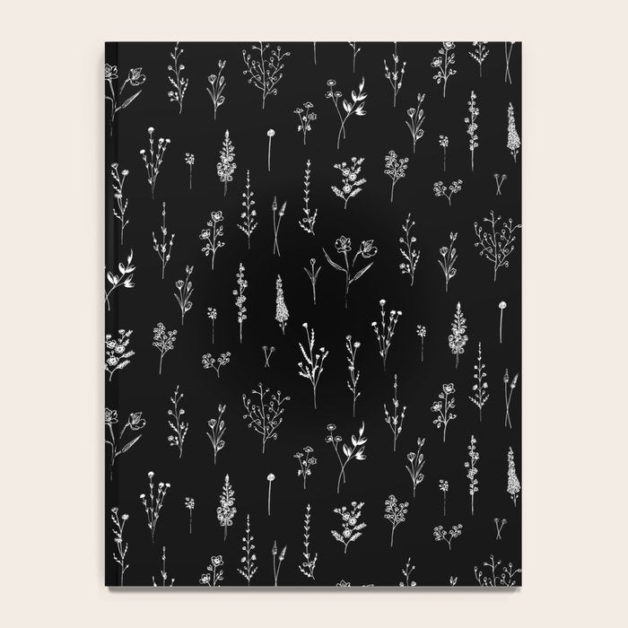 Little Black Wildflowers Notebook Gallery Image 4