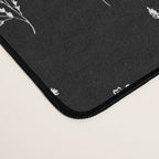 Little Black Wildflowers Desk Mat Gallery Image 4