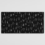 Little Black Wildflowers Desk Mat Gallery Image 3