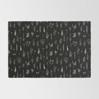 Little Black Wildflowers Rug Gallery Image 2