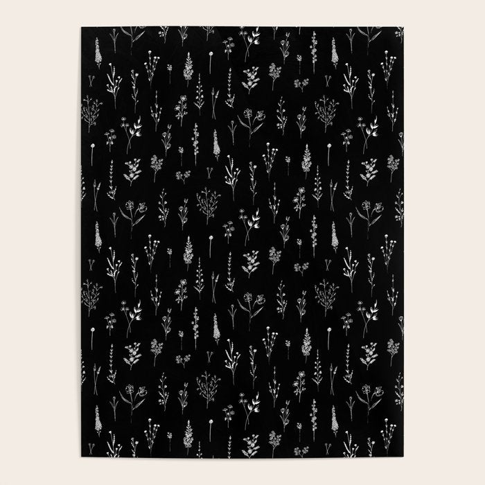 Little Black Wildflowers Poster Gallery Image 4