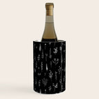 Little Black Wildflowers Wine Chiller Gallery Image 3
