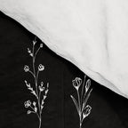 Little Black Wildflowers Comforter Gallery Image 4