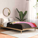 OK, but coffee first - retro typography Comforter Gallery Image 2