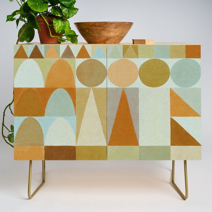 Geometric Shapes & Colors #2 Credenza Gallery Image 1