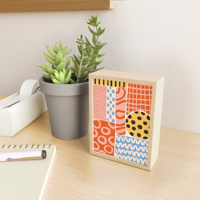 Mid Century Collage | PATTERN 03: The Retro Edition Mini Art Print Gallery Image 2