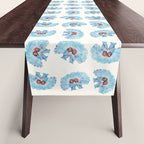 Sisters - White Christmas - Watercolor Table Runner Gallery Image 1