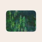 Claude Monet Impressionist Landscape Oil Painting Waterlilies Bath Mat Gallery Image 1