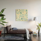 Jellyfish and Coral-Yellow Wood Wall Art Gallery Image 2