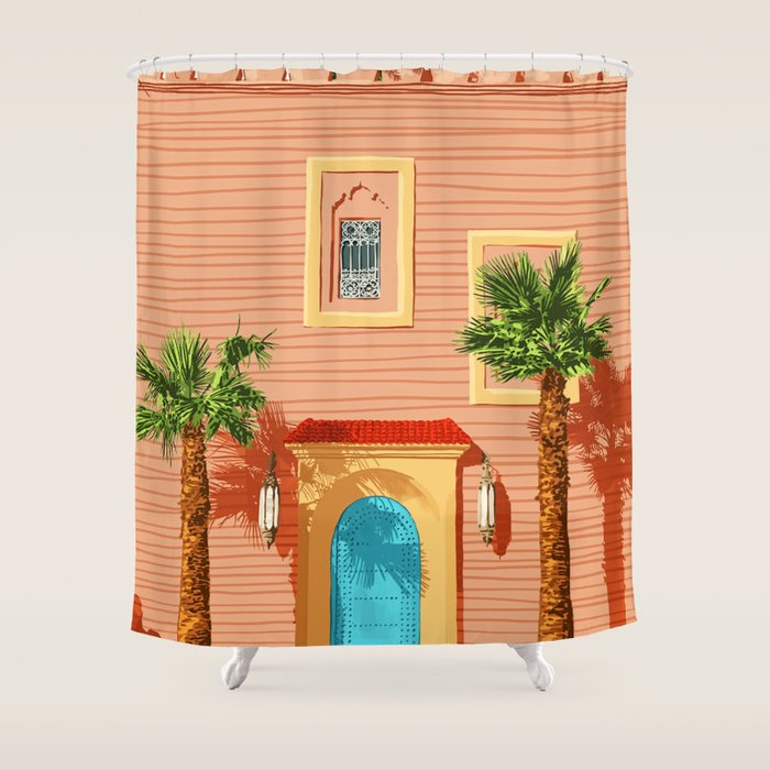 The Blue Door Shower Curtain Gallery Image 1