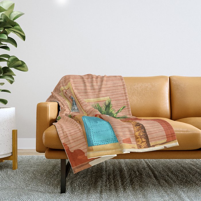 The Blue Door Throw Blanket Gallery Image 1