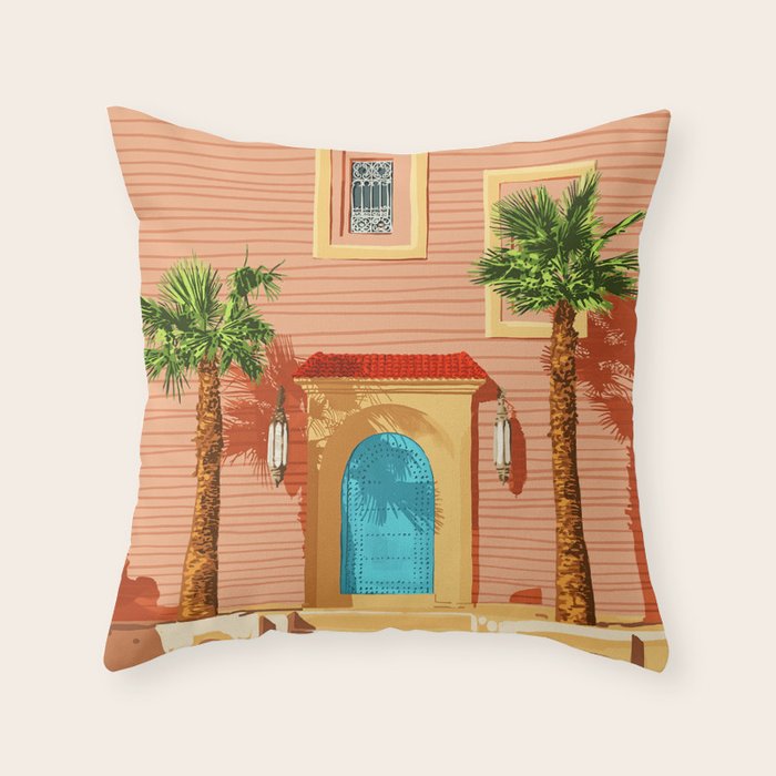 The Blue Door Throw Pillow Gallery Image 6